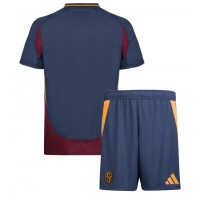 Echipament fotbal AS Roma Tricou Treilea 2024-25 pentru copii maneca scurta (+ Pantaloni scurti)